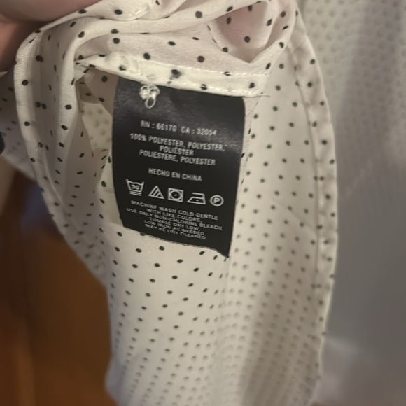 Maeve by Anthropologie Ruffled Button Down Sheer Blouse Size 4 - Picture 5 of 5